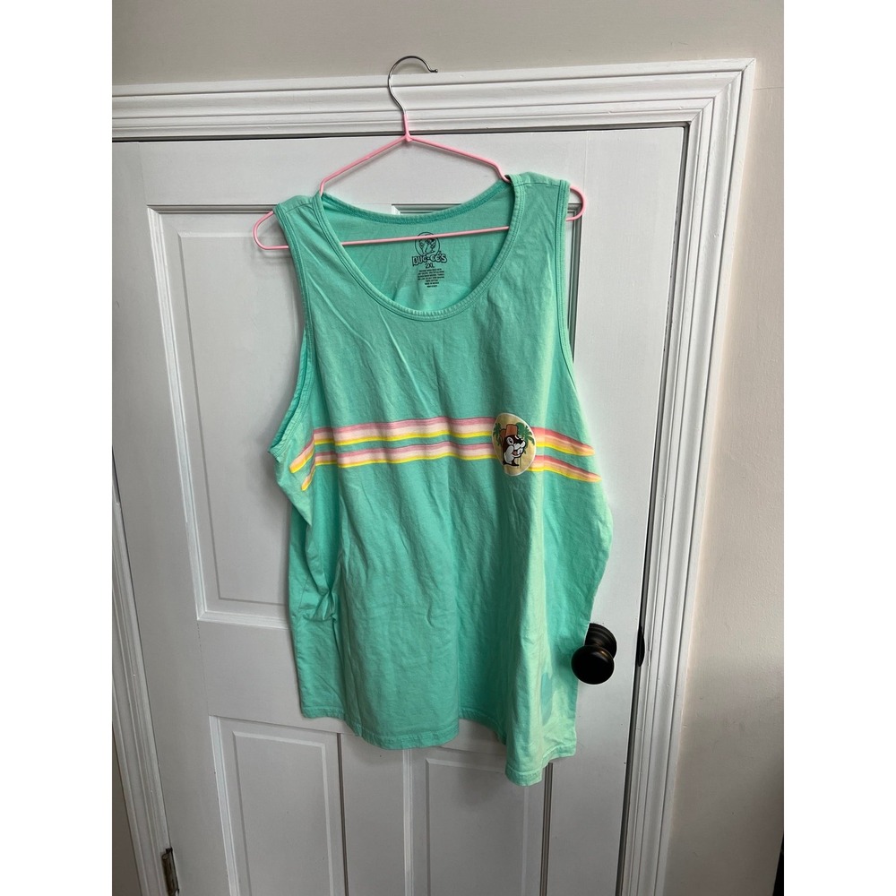 BUC-EES Women's Summer Graphic Sleeveless Round Neck Tank Top‎ Sz 2XL